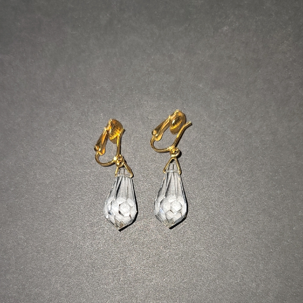 Elegant Gold and Silver Drop Earrings